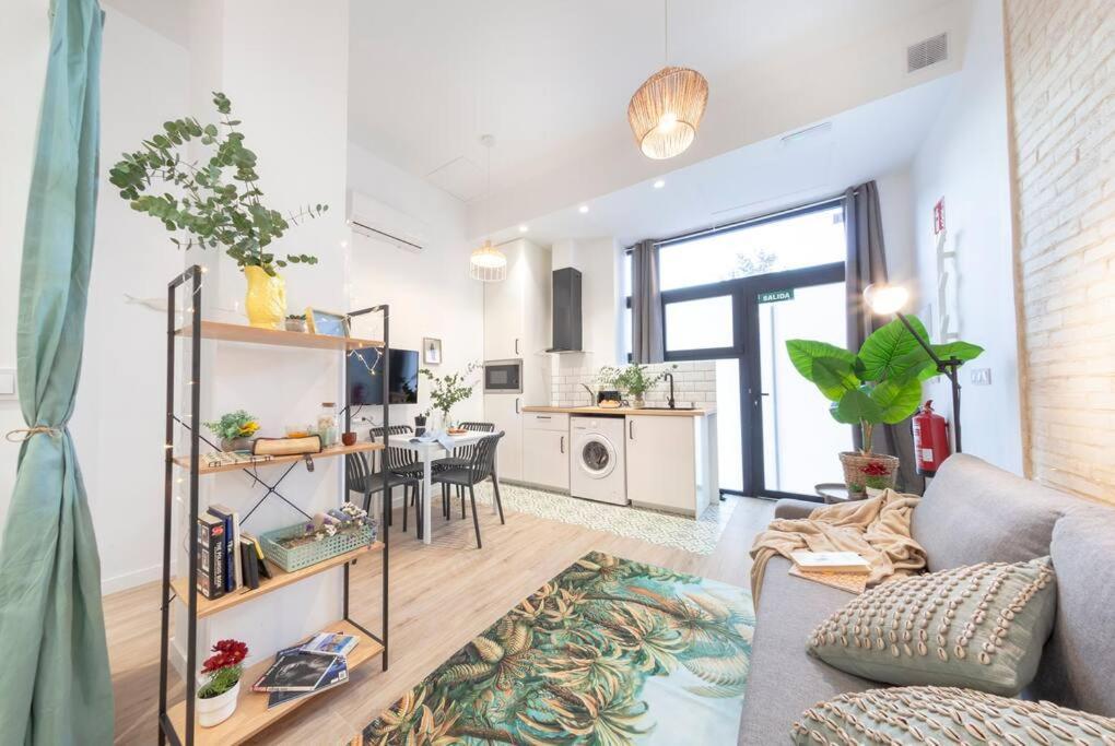 Al5 Seaside Bliss-Stylish Loft Steps From Malvarrosa Valencia Exterior foto
