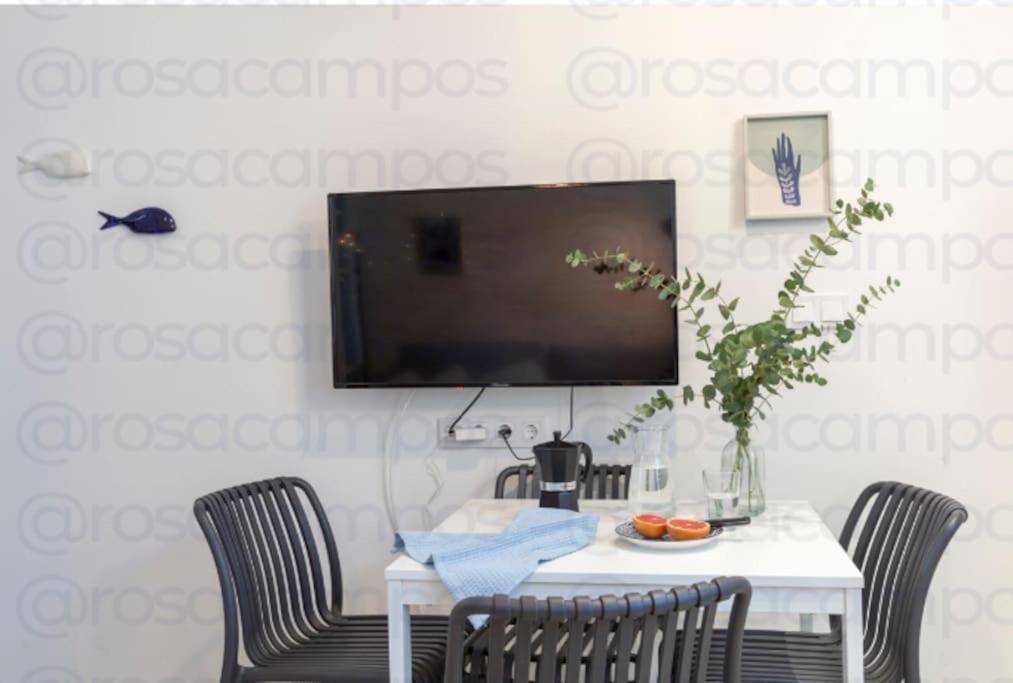 Al5 Seaside Bliss-Stylish Loft Steps From Malvarrosa Valencia Exterior foto